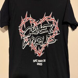 Cruel World 2023 shirt small Like New